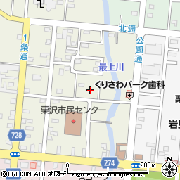 北海道岩見沢市栗沢町北本町164-4周辺の地図