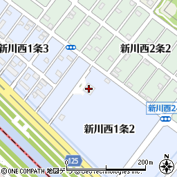 北海道電力西札幌変電所周辺の地図