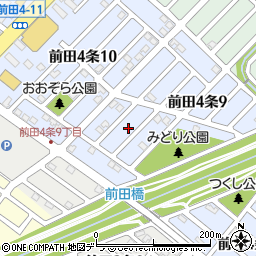 北海道札幌市手稲区前田４条9丁目3周辺の地図