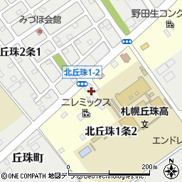 北海道札幌市東区北丘珠１条2丁目590周辺の地図