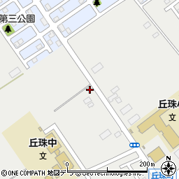 北海道札幌市東区丘珠町673-3周辺の地図