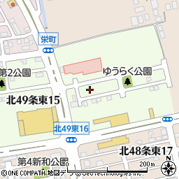 北海道札幌市東区北４９条東16丁目周辺の地図