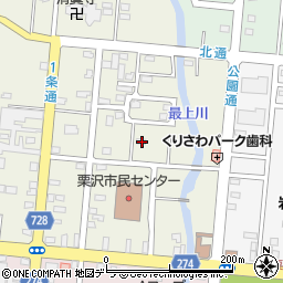 北海道岩見沢市栗沢町北本町165周辺の地図