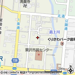 北海道岩見沢市栗沢町北本町165-6周辺の地図