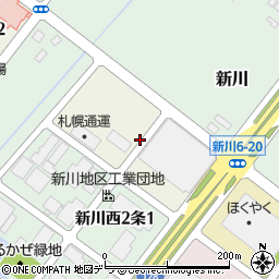 北海道札幌市北区新川西３条周辺の地図