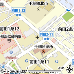 ローソン札幌手稲区役所前店周辺の地図