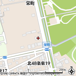 北海道札幌市東区栄町周辺の地図