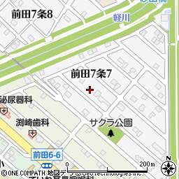 北海道札幌市手稲区前田７条7丁目5周辺の地図