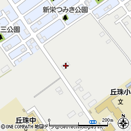 北海道札幌市東区丘珠町633-1周辺の地図