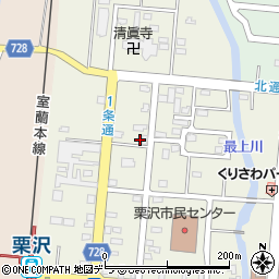北海道岩見沢市栗沢町北本町94周辺の地図