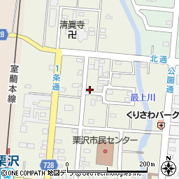 北海道岩見沢市栗沢町北本町153周辺の地図