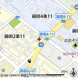 モスバーガー手稲前田店周辺の地図