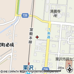 北海道岩見沢市栗沢町北本町49-2周辺の地図