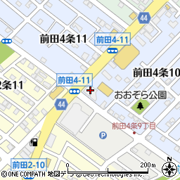 北海道銀行手稲支店周辺の地図