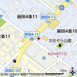 北海道銀行手稲支店周辺の地図