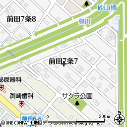 北海道札幌市手稲区前田７条7丁目周辺の地図
