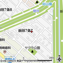 北海道札幌市手稲区前田７条7丁目4周辺の地図