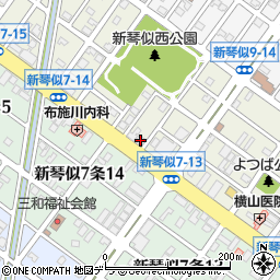 札幌市北区第３地域包括支援センター周辺の地図