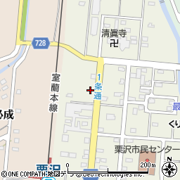 北海道岩見沢市栗沢町北本町30周辺の地図