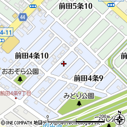 北海道札幌市手稲区前田４条9丁目7周辺の地図