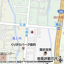 北海道岩見沢市栗沢町東本町14-1周辺の地図