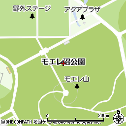 北海道札幌市東区モエレ沼公園周辺の地図