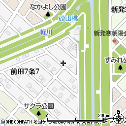 北海道札幌市手稲区前田７条6丁目5周辺の地図