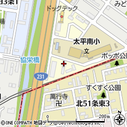 パーソナルコート太平Ａコート周辺の地図