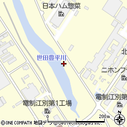 北海道江別市工栄町12周辺の地図