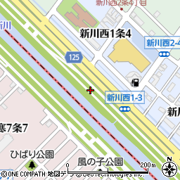 新川周辺の地図