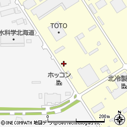 北海道江別市工栄町25-12周辺の地図