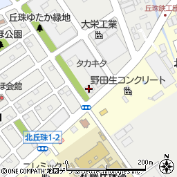 タカキタ札幌支社周辺の地図