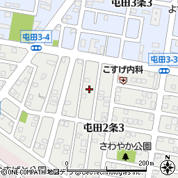 北海道札幌市北区屯田２条3丁目6周辺の地図