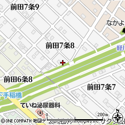 北海道札幌市手稲区前田７条8丁目9周辺の地図