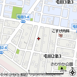 北海道札幌市北区屯田２条3丁目5周辺の地図