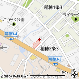 北海道札幌市手稲区稲穂２条3丁目周辺の地図