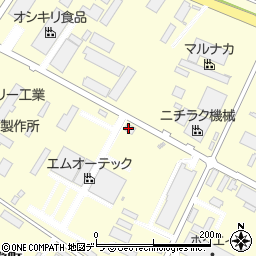 株式会社エムオーテック　江別工場周辺の地図