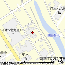 北海道江別市工栄町17周辺の地図