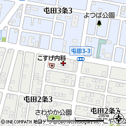 北海道札幌市北区屯田２条3丁目8周辺の地図