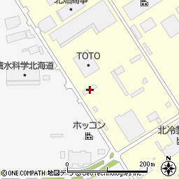 北海道江別市工栄町25-13周辺の地図