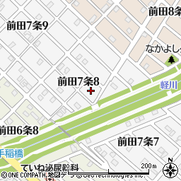 北海道札幌市手稲区前田７条8丁目8周辺の地図