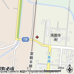 北海道岩見沢市栗沢町北本町197周辺の地図