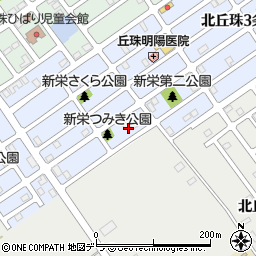 北海道札幌市東区北丘珠３条1丁目15周辺の地図
