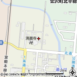北海道岩見沢市栗沢町北本町周辺の地図
