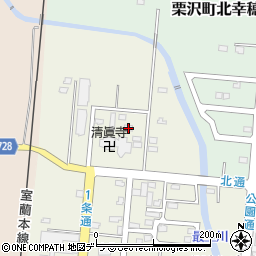北海道岩見沢市栗沢町北本町204周辺の地図