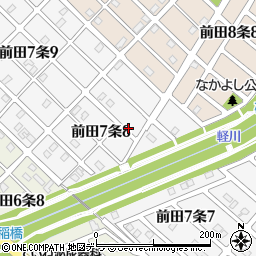 北海道札幌市手稲区前田７条8丁目周辺の地図