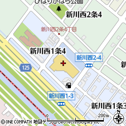 北海道銀行スーパーアークスエクスプレス ＡＴＭ周辺の地図