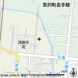北海道岩見沢市栗沢町北本町206-3周辺の地図