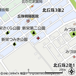 北海道札幌市東区北丘珠３条1丁目24周辺の地図