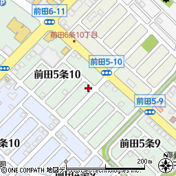 ポリマー工業札幌支店周辺の地図